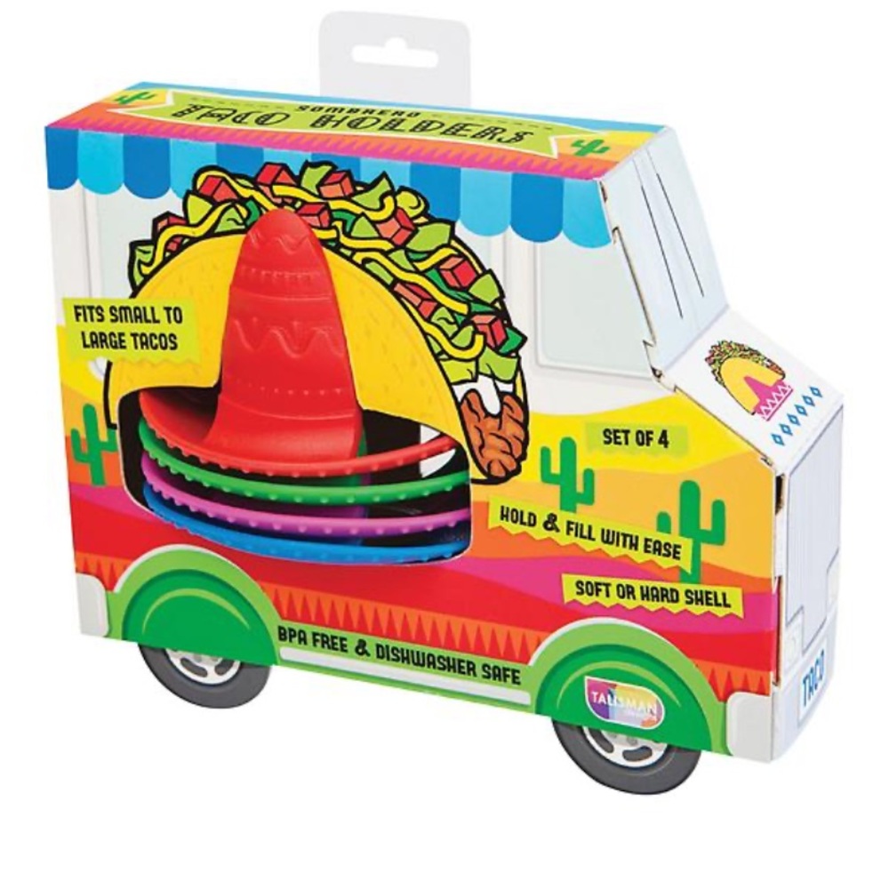 EUC sombrero taco holders (4 in set)